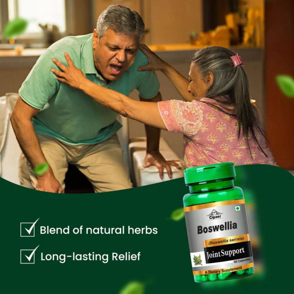 Cipzer Boswellia (60 Capsules): Natural Joint Comfort, Mobility & Inflammation Support - Pure Herbal Power view 2