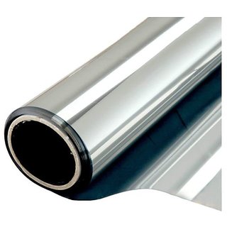 Right Privacy Window Tint for Home Solar Film Heat Control Window Film Silver Out Office Privacy Glass Window Sticker view 2