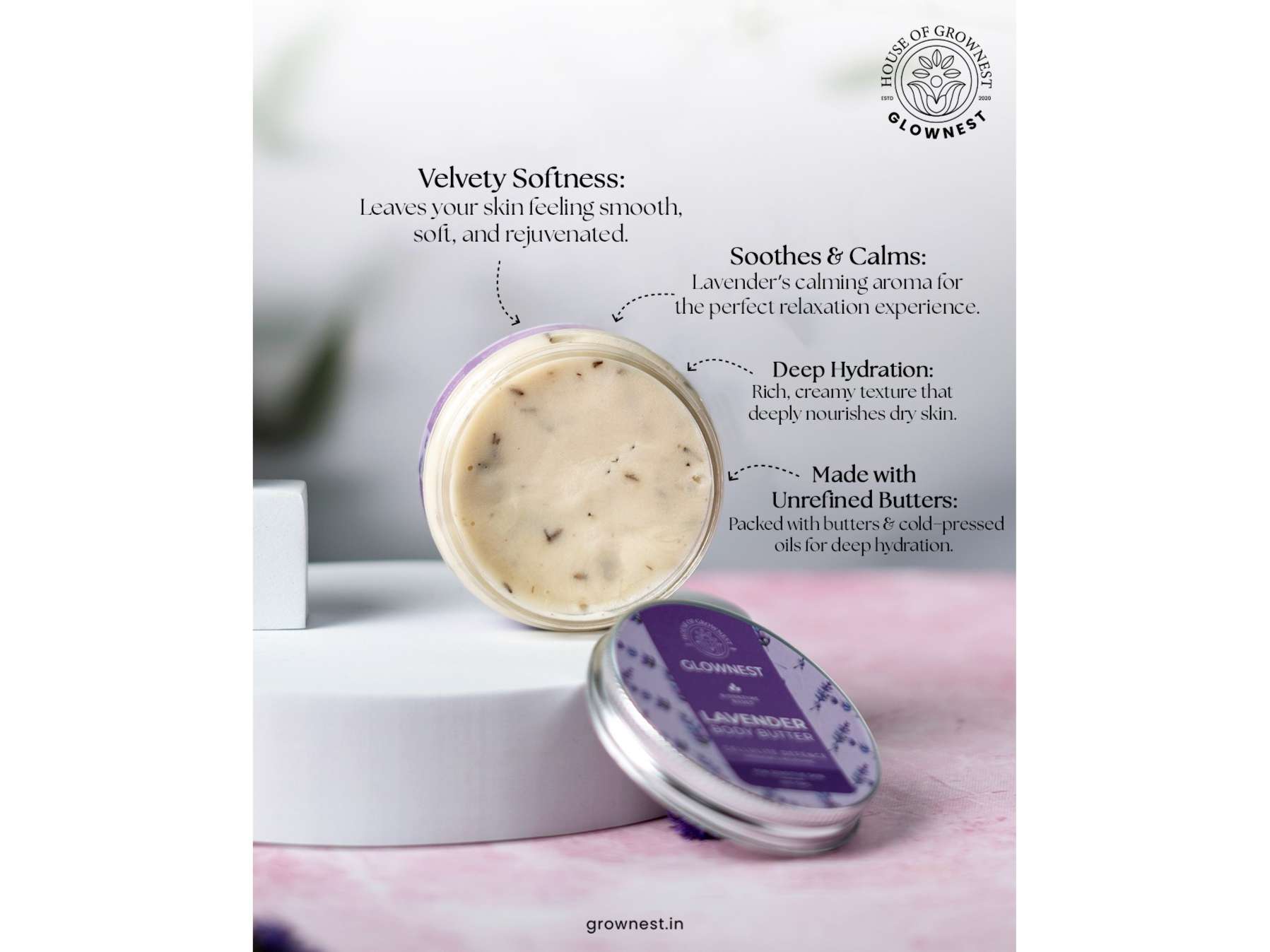 Grownest Lavender Body Butter (100g) view 2