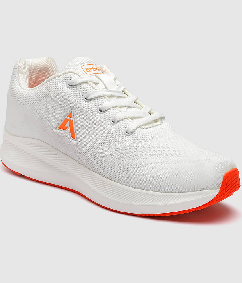 Action Sports Shoes For Men White Men's Sports Running Shoes view 2