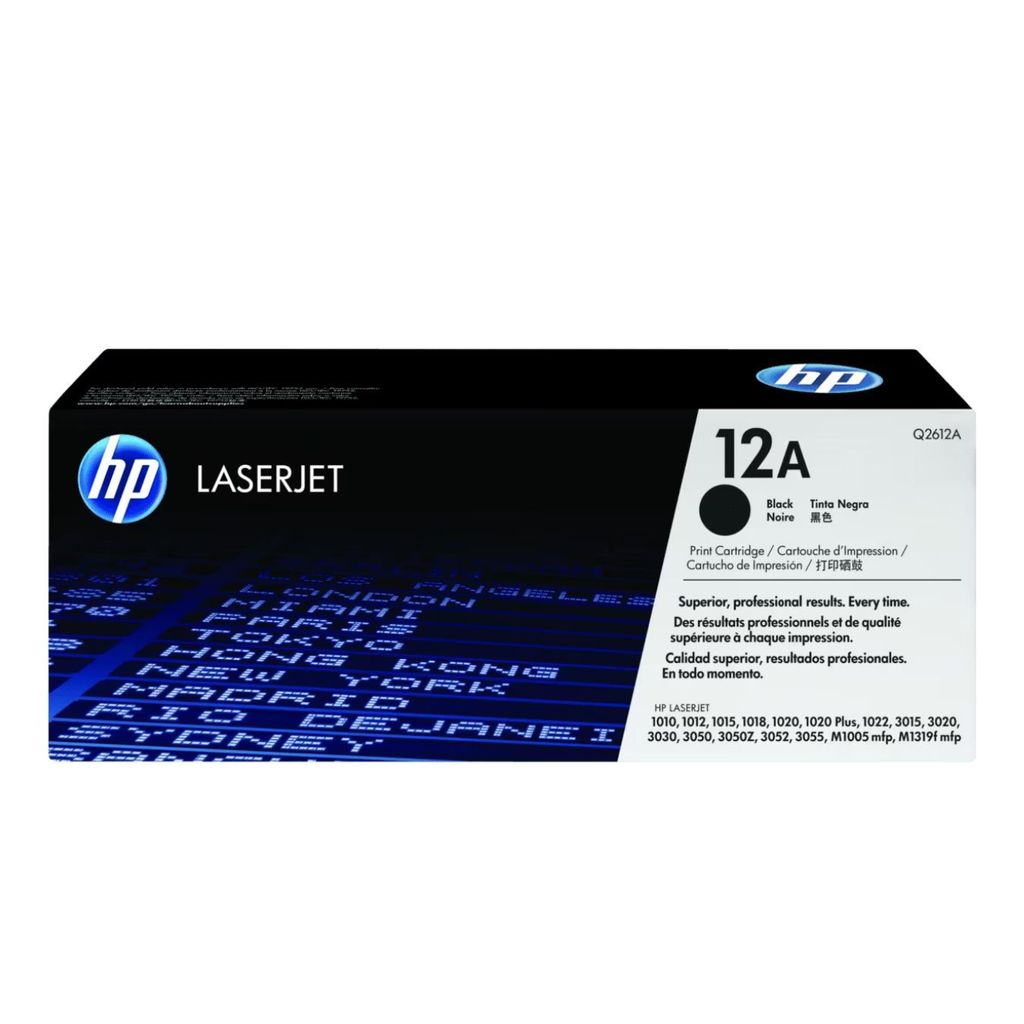 HP 12A Black Original LaserJet Toner Cartridge (Q2612A) view 2