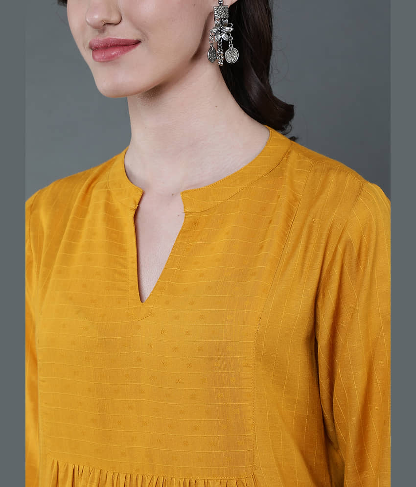 Rayon Short Kurti For Women (Pack of 1) view 2
