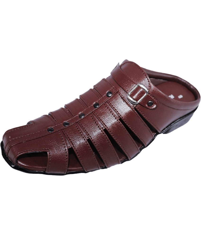 RAGE GAZE BROWN HS - Brown Men's Sandals view 2