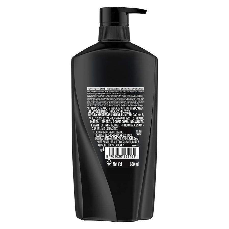 Sunsilk Black Shine Shampoo, 180 Ml view 2