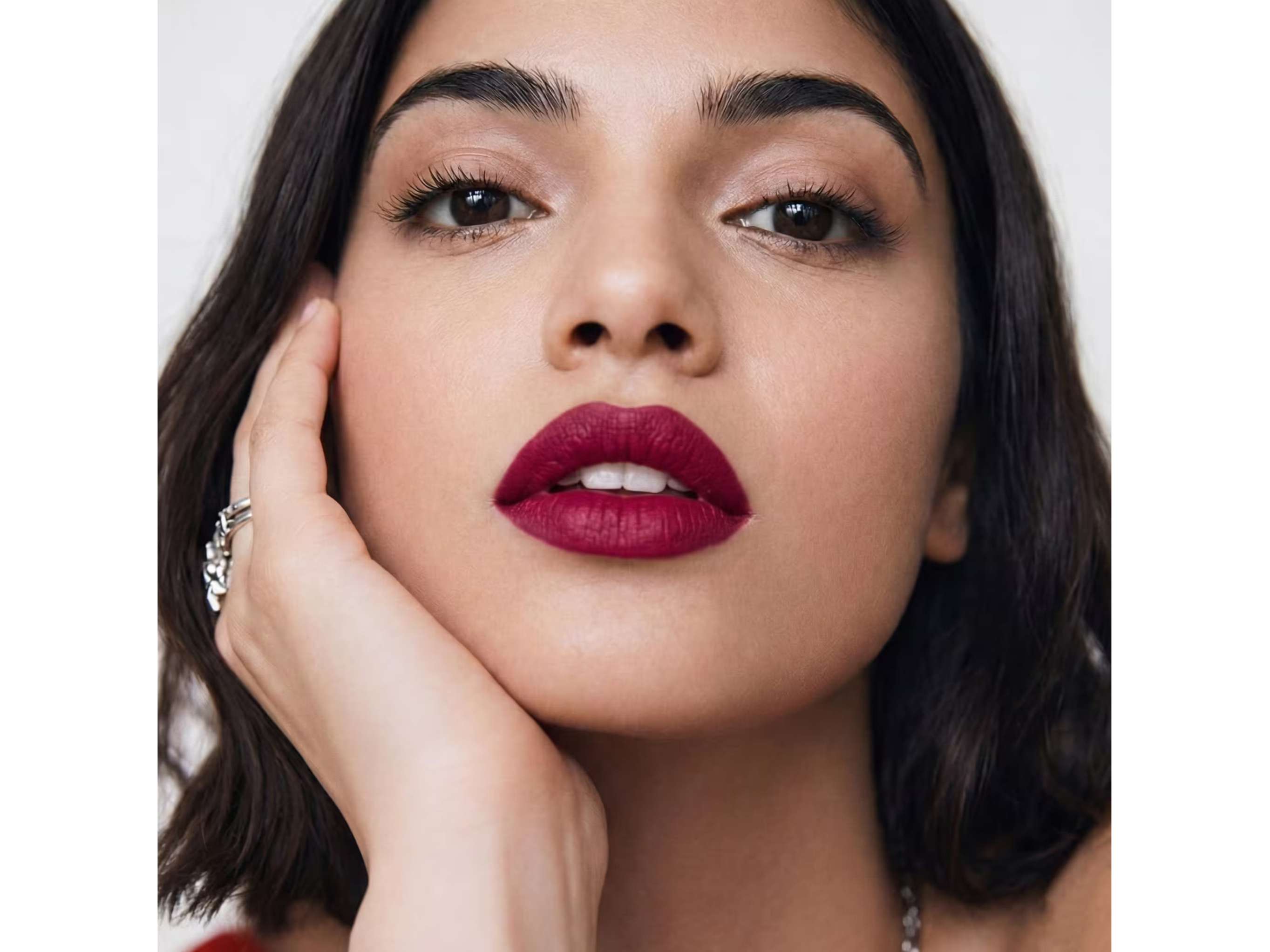 Sheeq Power Pout - Creamy Matte Bullet Lipstick - Rich Cabernet - 12 view 2