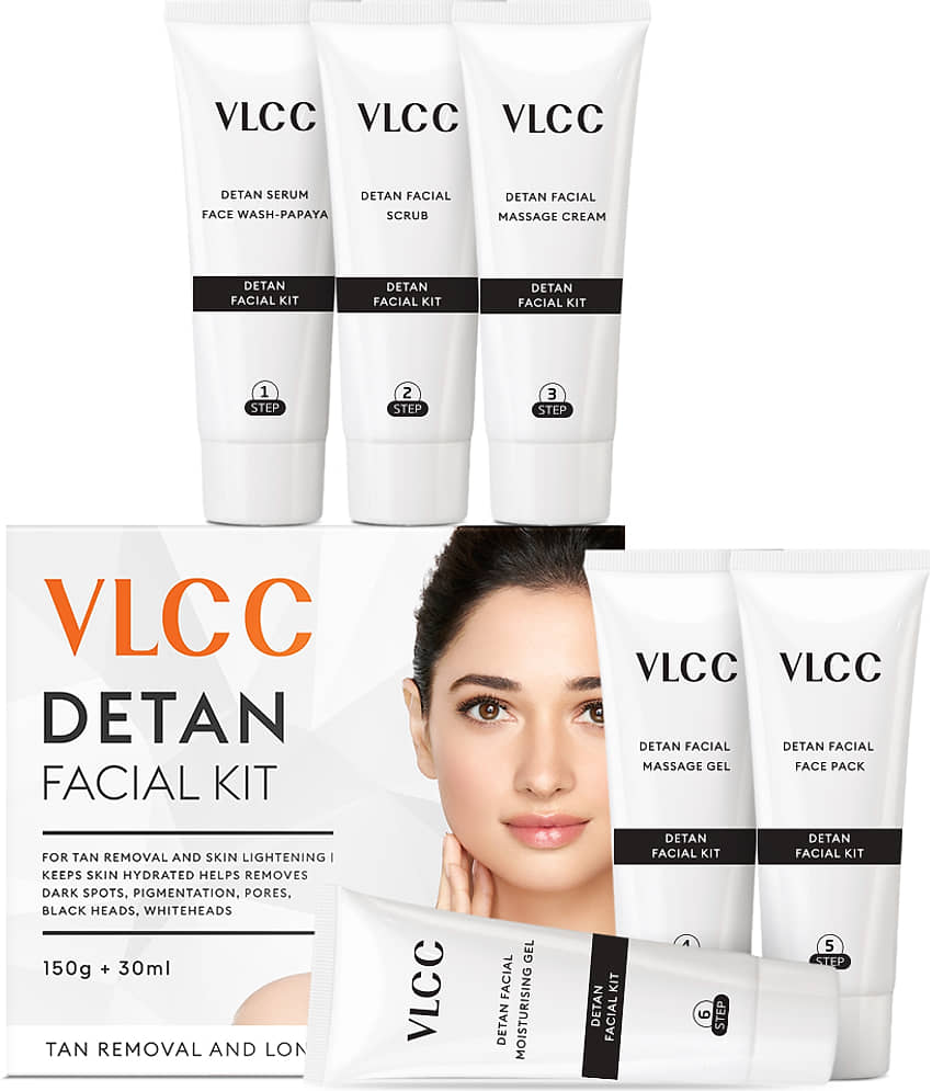 VLCC De-tan Facial Kit - 180g For Tan Removal & Skin Lightening view 2
