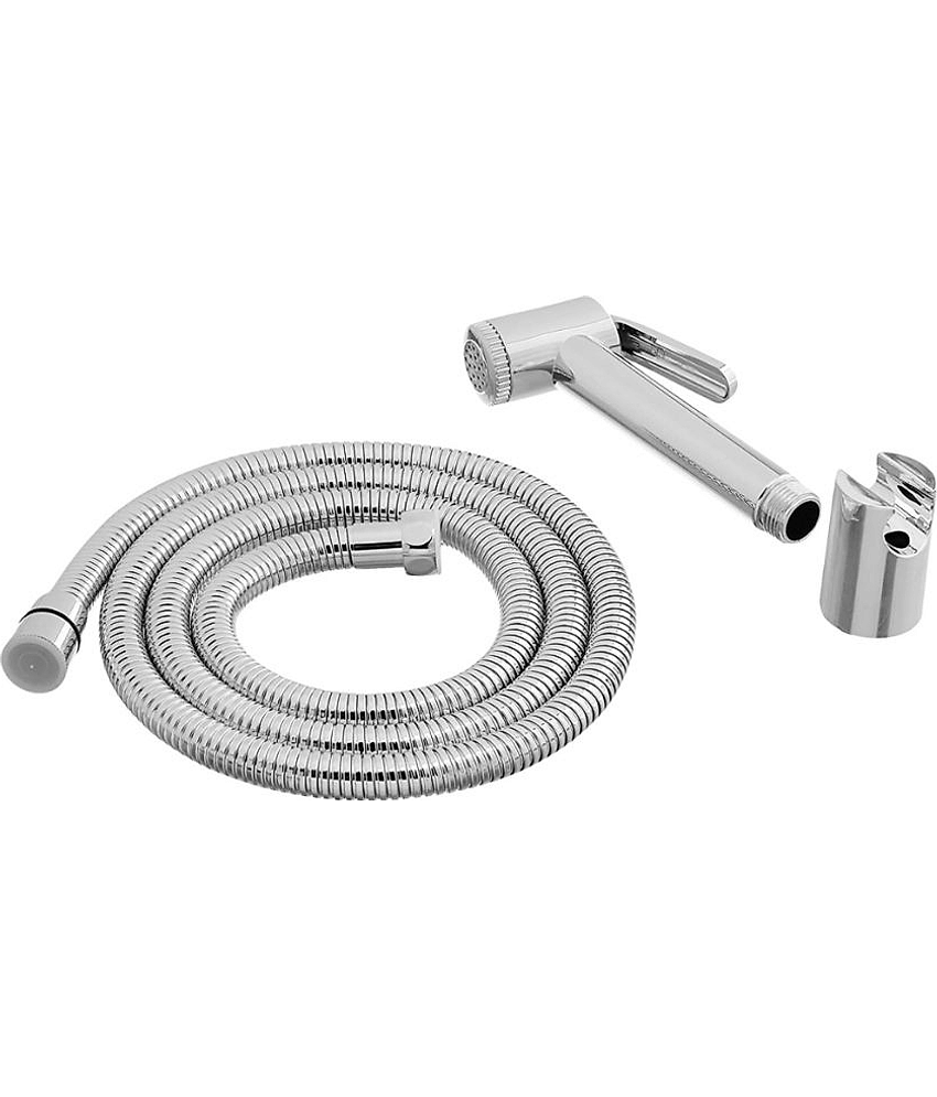 Bathfax Aqua Health faucet with 1 m Hose Pipe and Hook Plastic(ABS) Health Faucet (Water Sprayer)