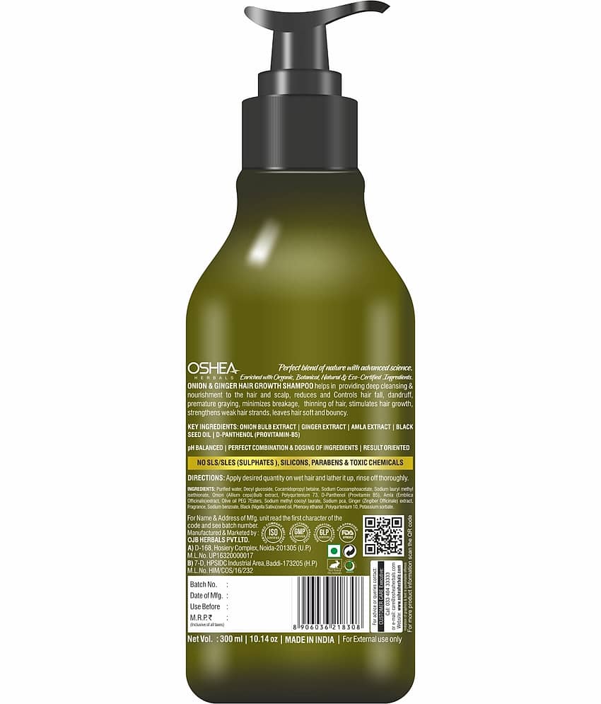Oshea Herbals Onion And Ginger Shampoo 300Milliliters view 2