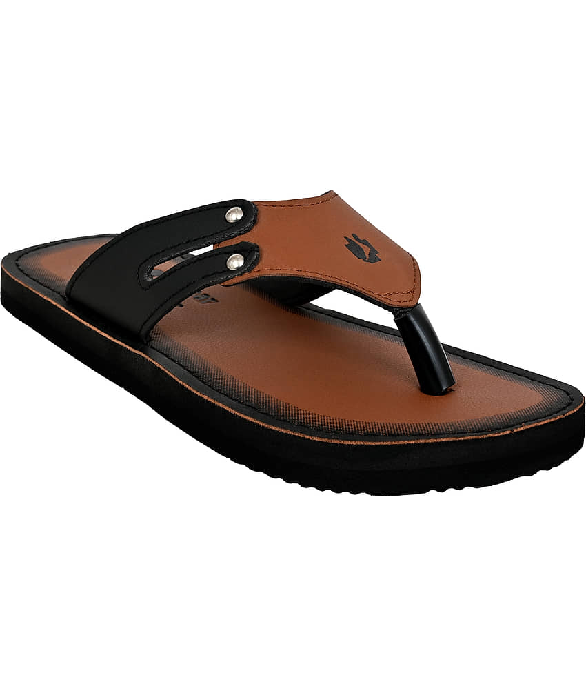 Cozy Wear Green Men's Thong Flip Flop view 2