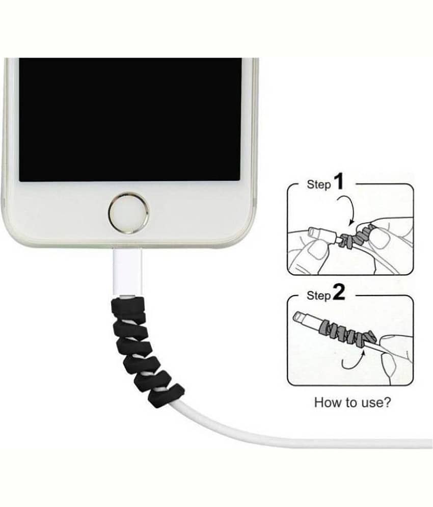 UNICAL Shock Resistant Cable Protector for Smartphones and Tablets ( Multicolor ) view 2