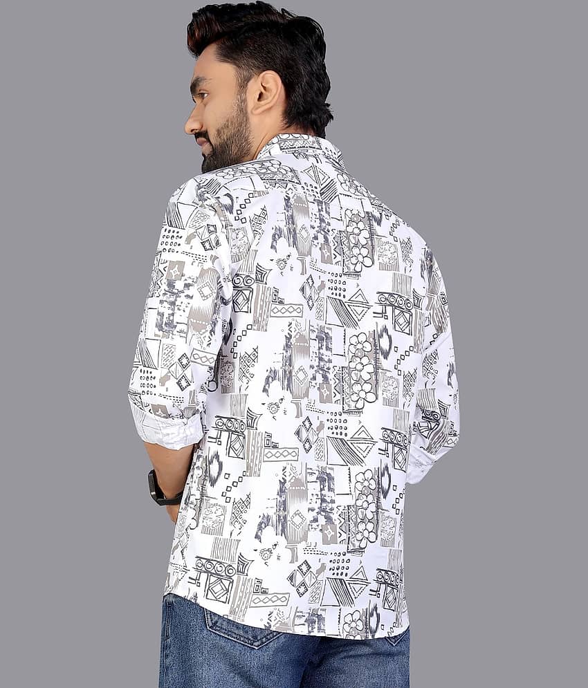 adwynpeter 100% Cotton Regular Fit Printed Full Sleeves Men's Casual Shirt - Multicolor 9 ( Pack of 1 ) view 2