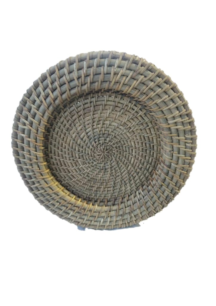 Bamboo cane stool view 2