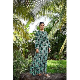 SARINKU Gown Nida Fabric Beautiful Trending & Pretty Dress for Women Stylish Ethnic Gown Long One Piece for Girls & Women view 2