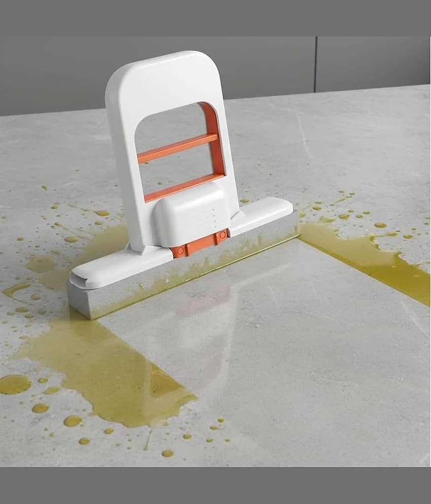 Theos Mini Mop for Kitchen, Floor, Glass, Car & More | Portable Cleaning Sponge Mop Handheld Self-Squeeze Sponge Cleaning Tool Wet and Dry Use Cleaning System for Small Spaces view 2