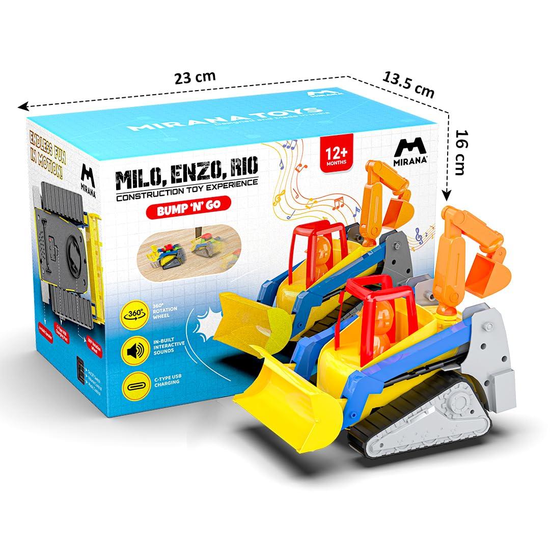 Mirana Bump & Go Construction Musical Toy view 2