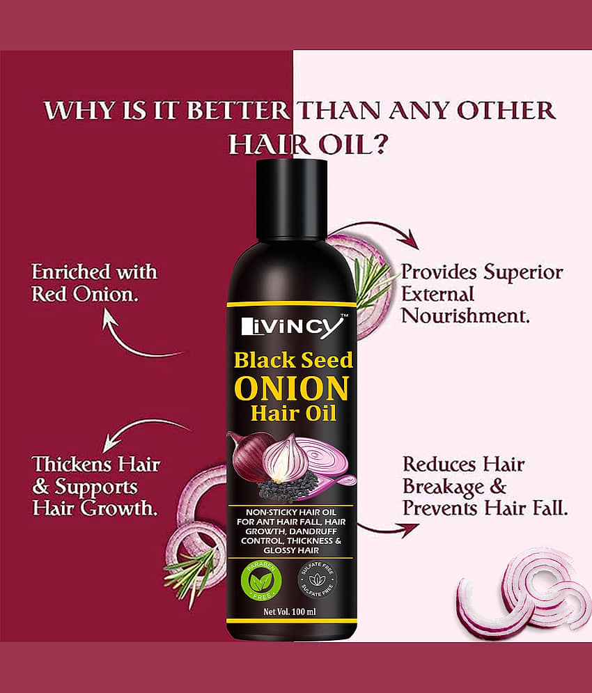 LIVINCY Frizz Control Onion Oil 200 ml ( Pack of 2 ) view 2