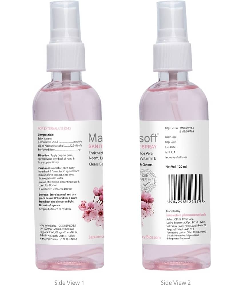 MAXISOFT - Antibacterial Hand Sanitizer 120 mL ( Pack of 4 ) view 2