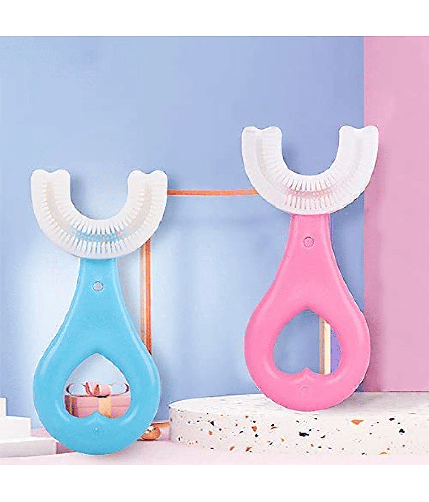 VARKAUS Assorted Silicone Baby Toothbrush ( 2 pcs )
