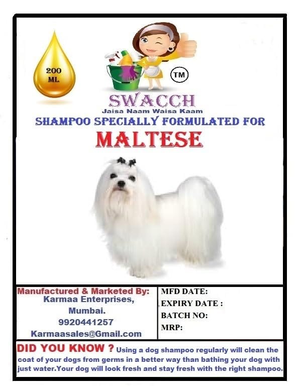 SWACCH Premium Shampoo for Maltese (200ML) NEEM ALOVERA view 2