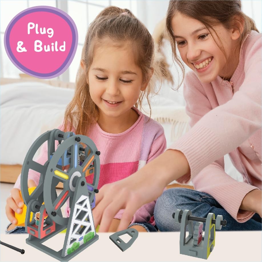3D Build N' Play Peppa Pig Rotating Ferris Wheel view 2