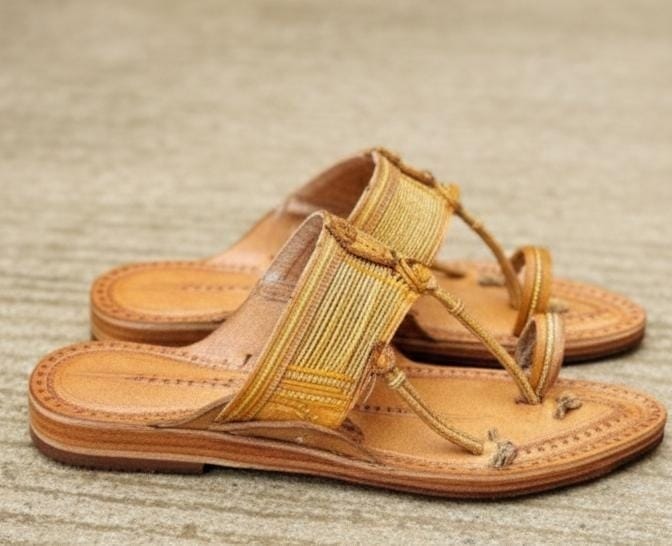 Original Committed Kolhapuri Chappal view 2