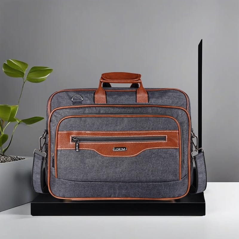 LOREM 28L Messenger Bag For Men - Faux Leather view 2