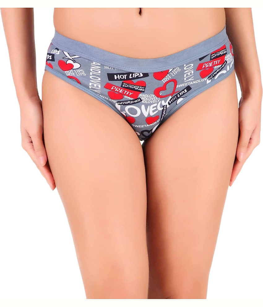 The Tusht Pack of 3 Cotton Lycra Hipster For Women ( Multi Color ) view 2