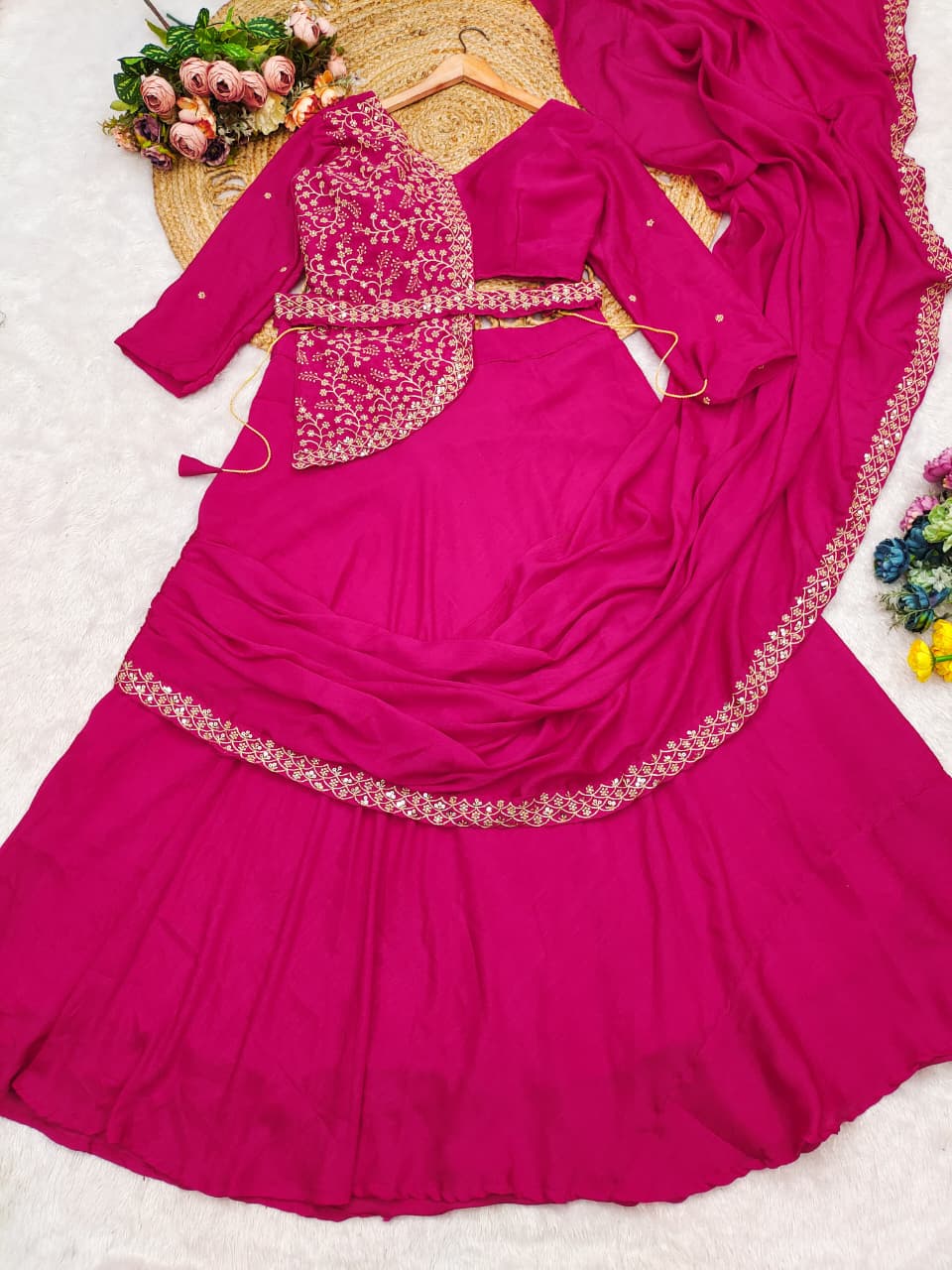 Ready to Wear Drape Lehenga Saree view 2