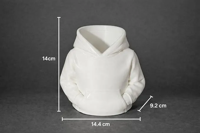 Hoodie Style Pen Holder (WHITE) view 2