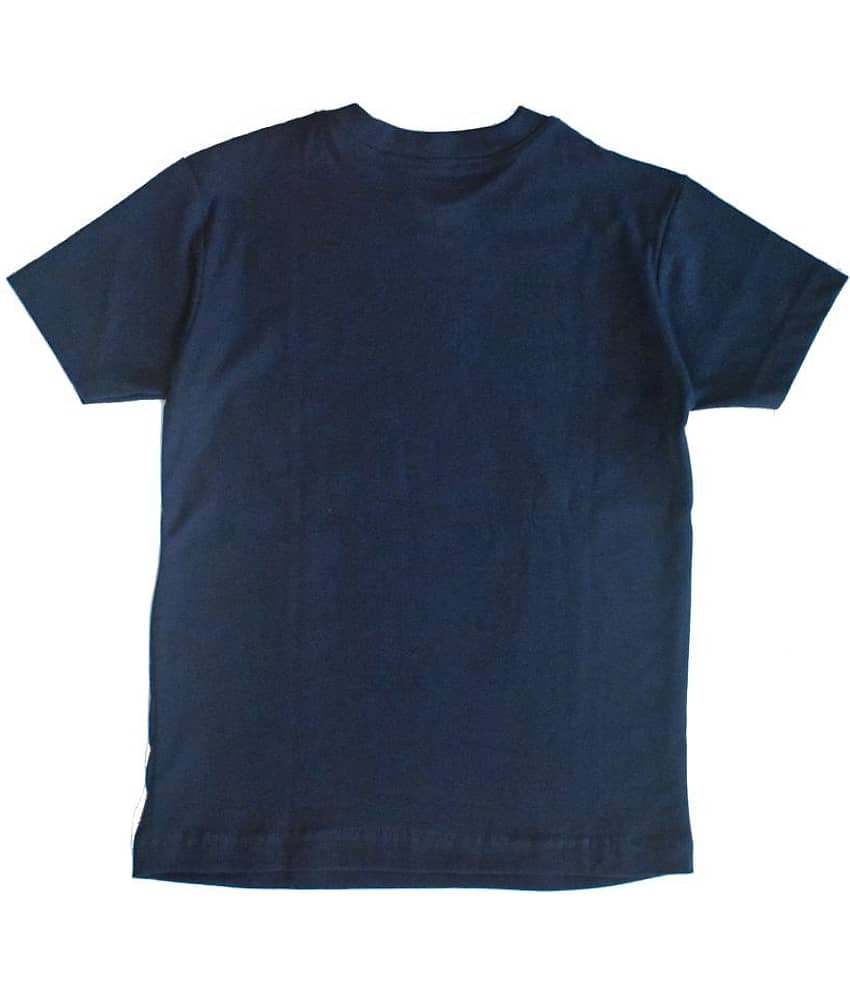ETCHED DESIGN Pack of 3 Boys Cotton T-Shirt ( Navy Blue ) view 2