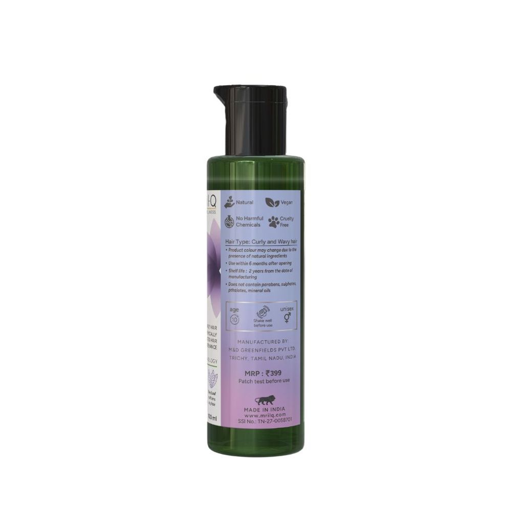MrilQ Violet Breeze | Conditioning Shampoo | Dry, Curly, Chemically Treated Hair | Sulphate, Paraben & SLS Free view 2