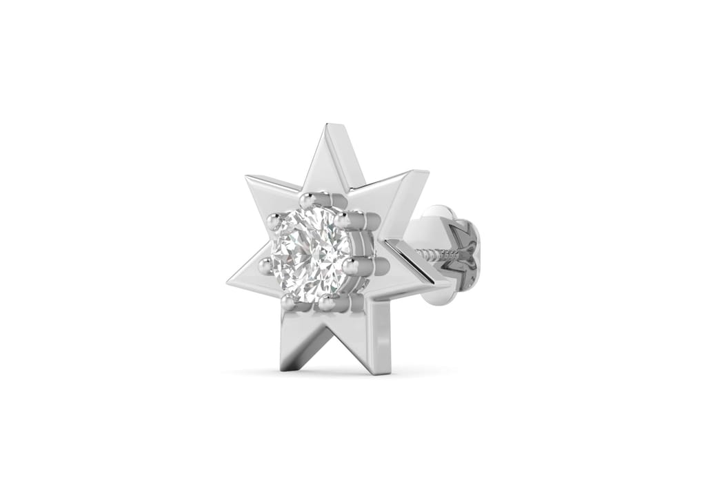 Star Struck Men's Ear Stud (1 Pc Only) view 2
