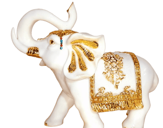 Elephant Pair Vastu Zen Decor Resin Elephant Decor Vastu Zen Elegance Luxury Elephant Figurine Home decor view 2
