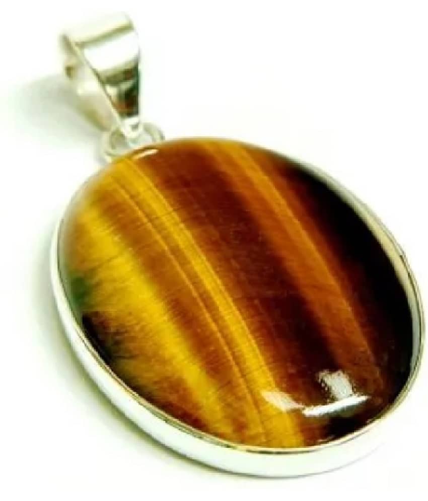 Astrodidi Religious Jewellery Tiger Eye Stone Pendant ( Pack of 1 ) view 2