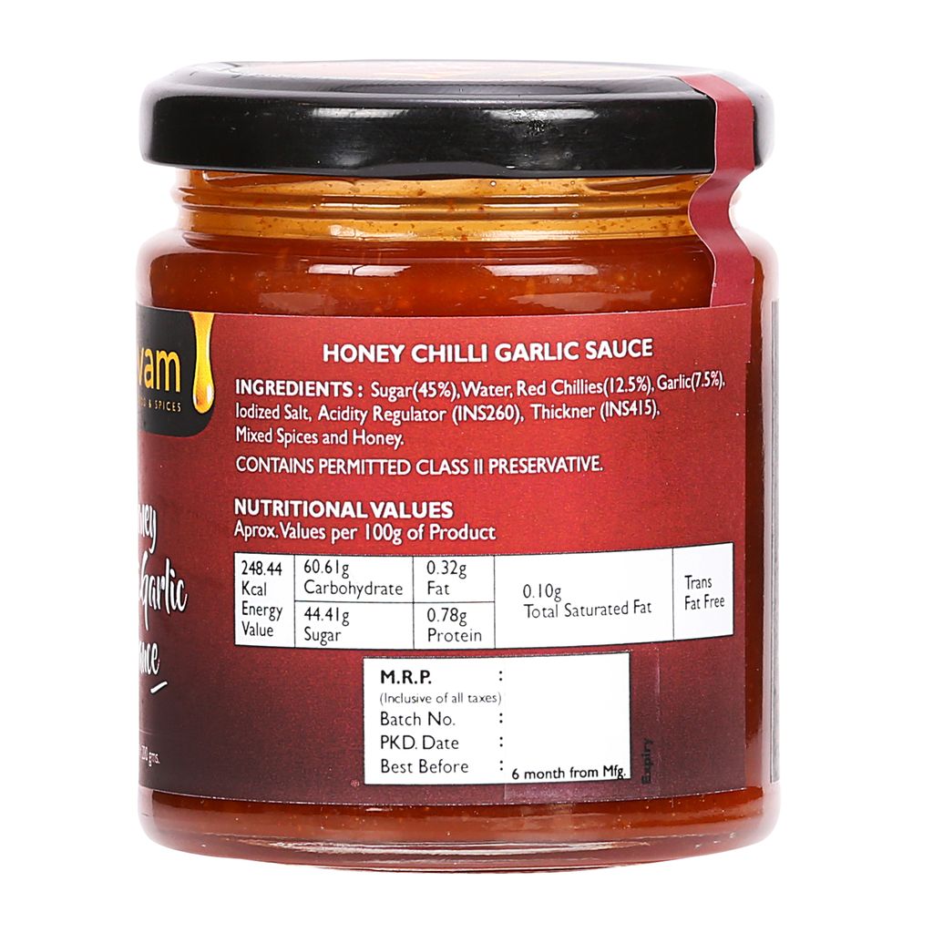 Devam Honey Chilli Garlic Sauce, 200g view 2
