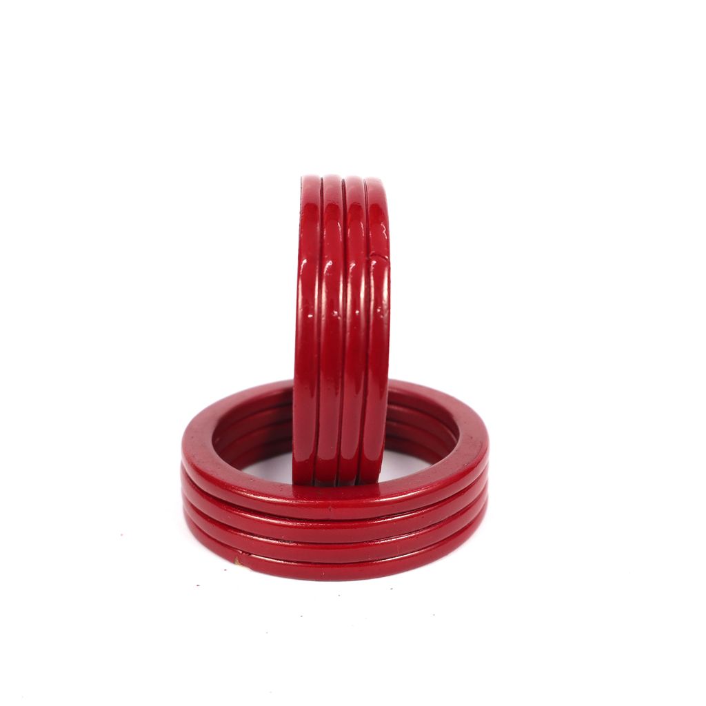 FHS Fashion Women's Beautiful Traditional Rajasthani Lac Bangles- Maroon view 2