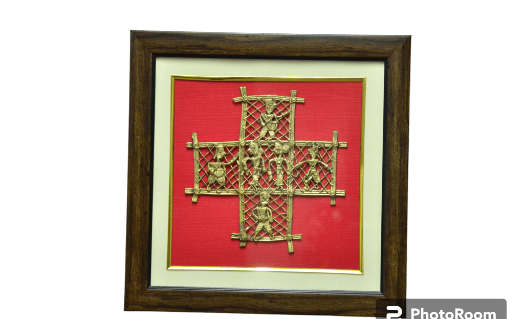 Jharcraft 6 Fig Cross Jali Frame (DK00702) view 2