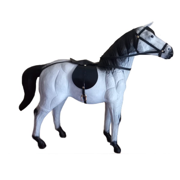 Leather Wooden & Wrought Iron Handmade Toy (12 Inch)