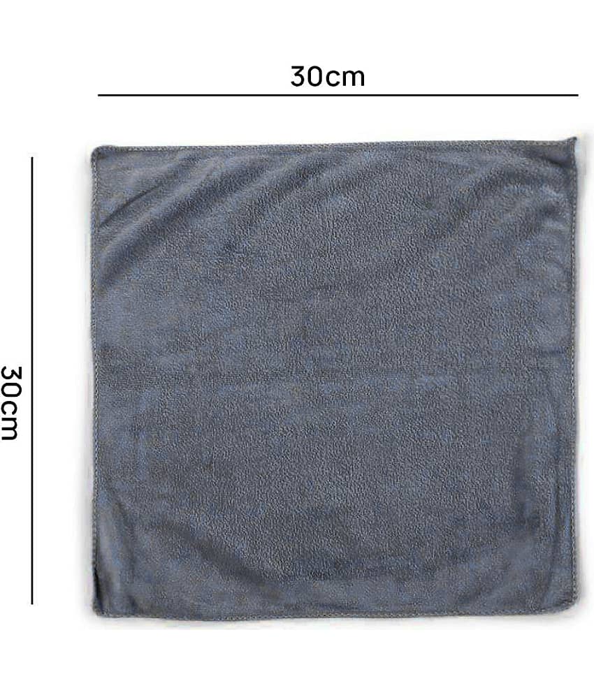 PROGIENCE Multicolor 280 GSM Microfiber Cleaning Cloth For Automobile Car accessories ( Pack of 7 ) 30x30 cms view 2