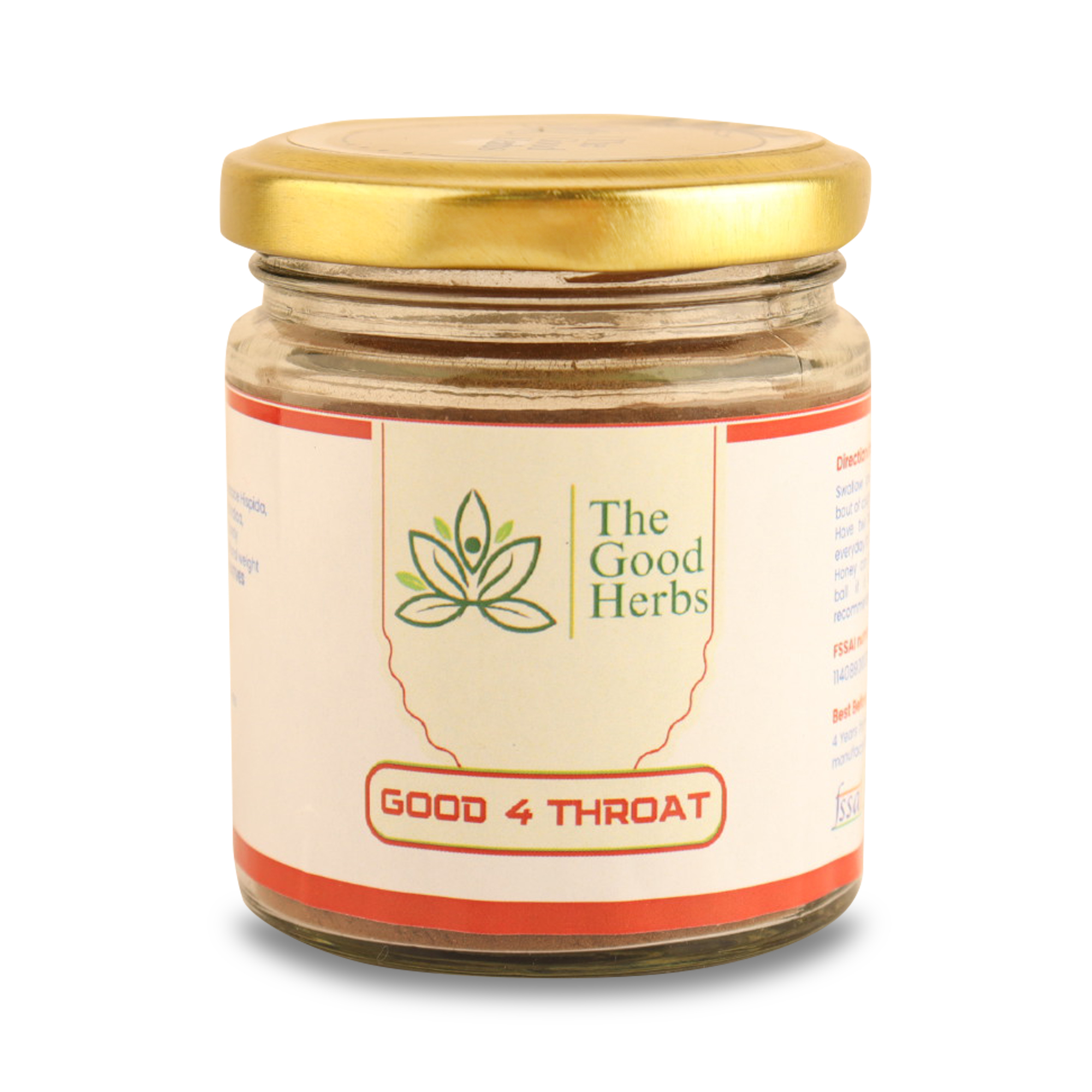 The Good Herbs Good 4 Throat, 50 gm