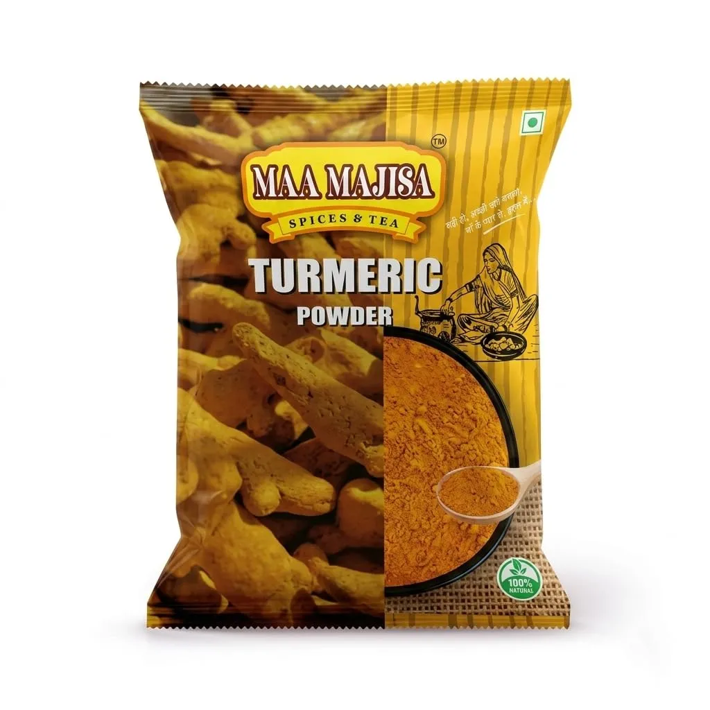 MAAMAJISA Pure & Natural No Additives or Preservatives Turmeric Powder Haldi Powder (50GM)