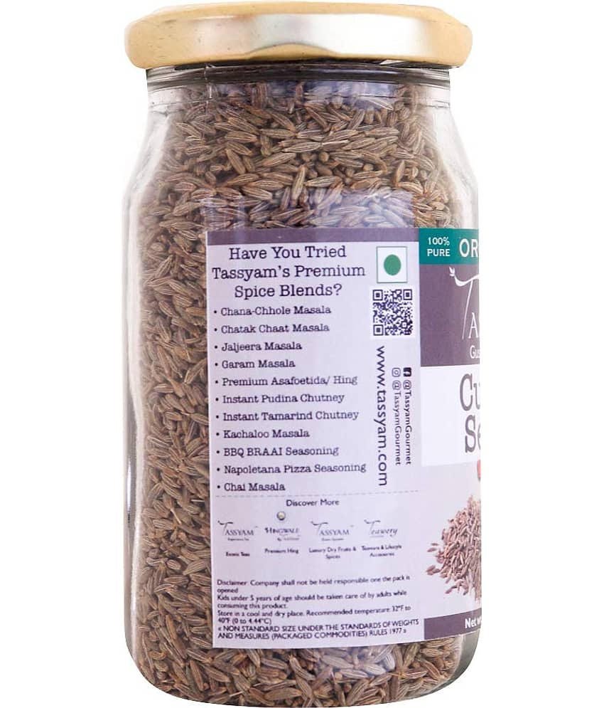 Tassyam Certified USDA 100% Organic Cumin Seeds 100 gm view 2