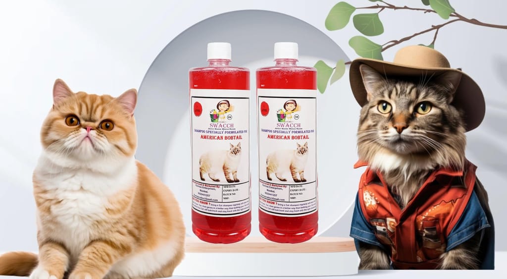 Swacch Shampoo Specially Formulated for American Bobtail (1 Litre) (Combo Pack of 2) Jasmine view 2