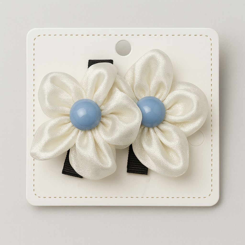 Satin Flower Hair Clip