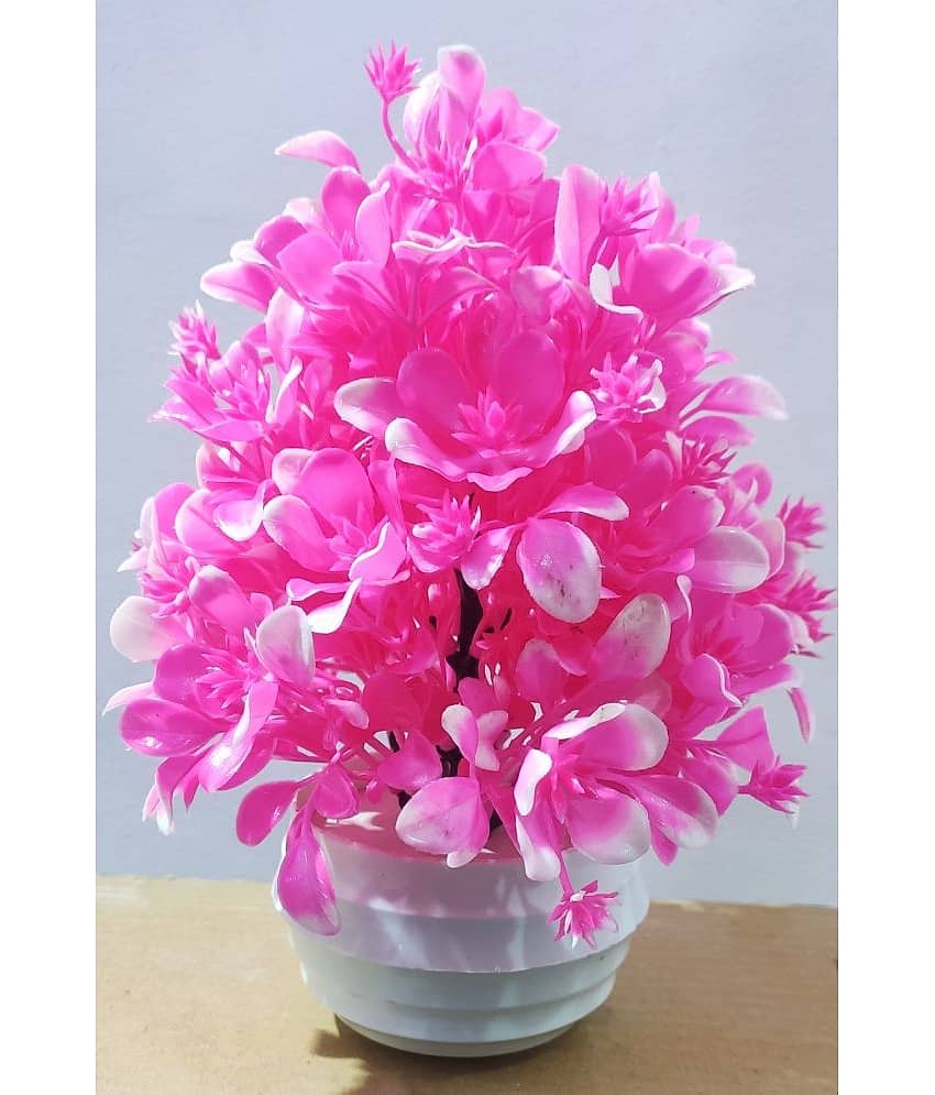 BAARIG - Pink Wild Artificial Plants Bunch ( Pack of 1 ) view 2