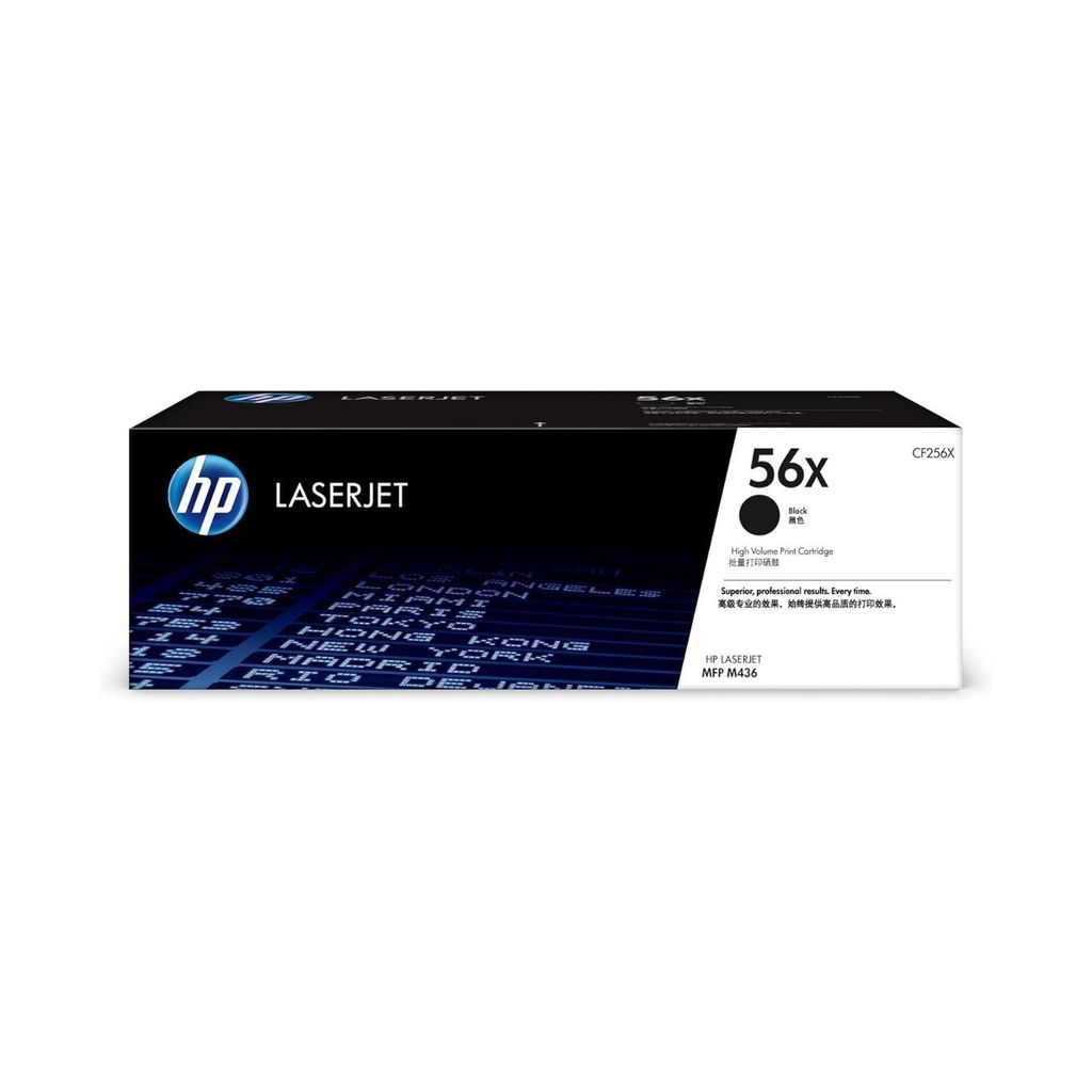 HP 56X High Yield Black Original LaserJet Toner Cartridge (CF256X) view 2