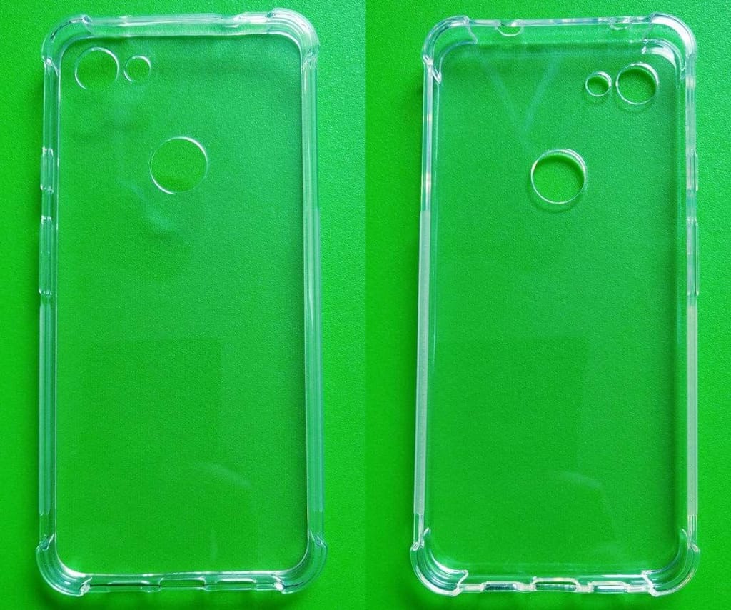 TIYA Case Clear for Google Pixel 3A XL TPU Four Corners Cover Transparent Soft view 2