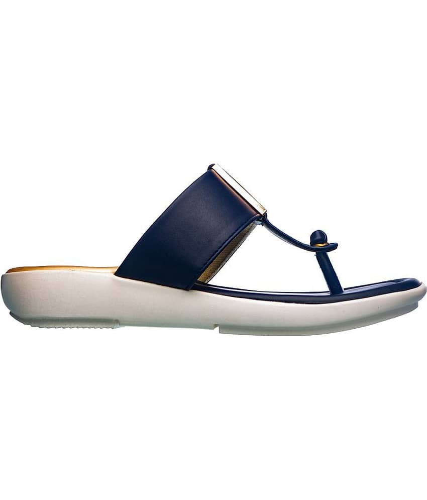 KHADIM - Navy Women's Flats view 2
