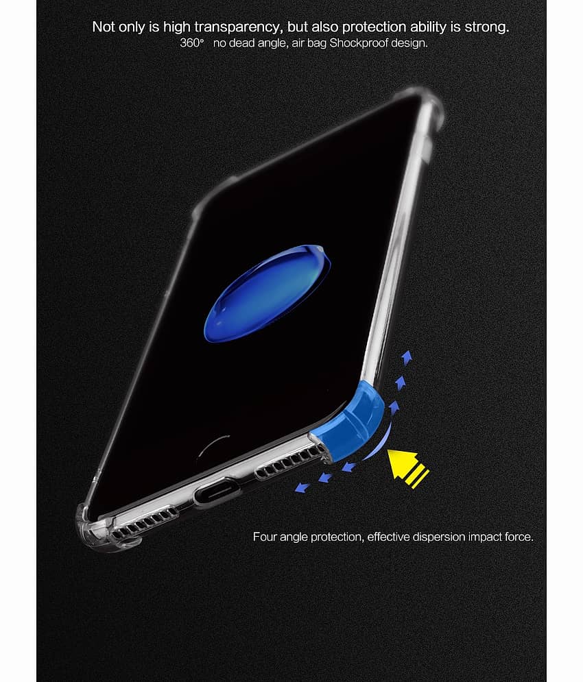 Apple iPhone 7 Plain Cases BEING STYLISH - Transparent view 2