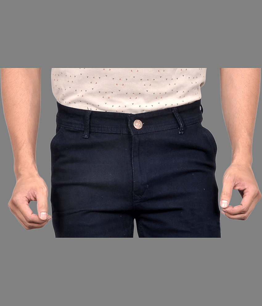 AGRAYYANA Slim Fit Solid Men's Jeans - Black ( Pack of 1 ) view 2